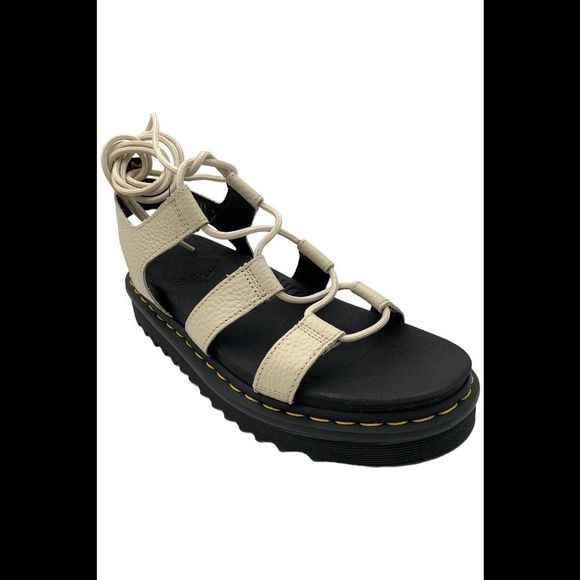 Dr. Martens Shoes - Dr. Martens Women's Nartilla Sandal Leather White - Medium